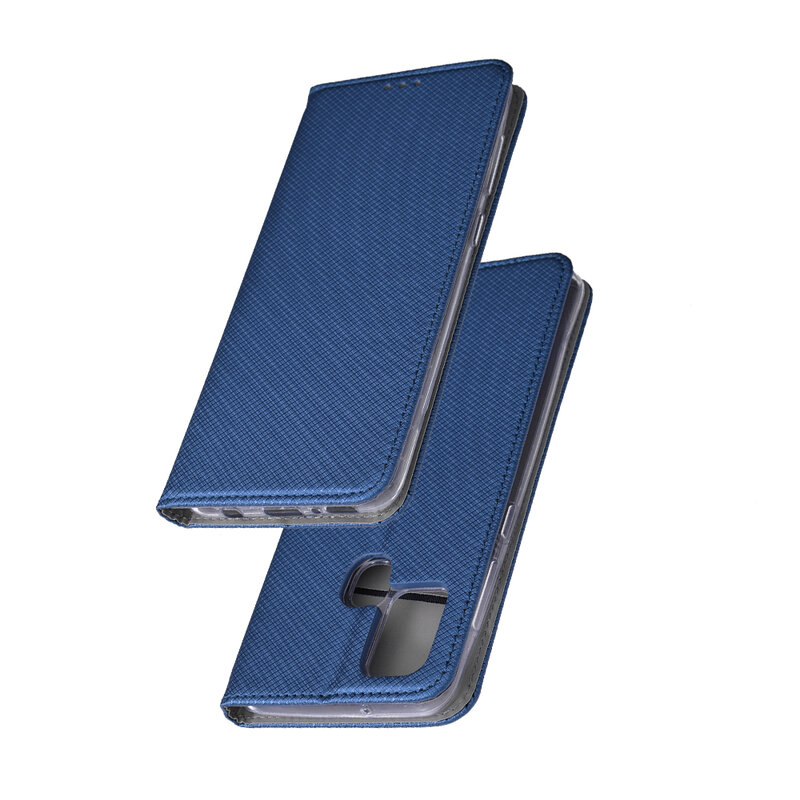Husa Smart Book Samsung Galaxy A21s Flip - Albastru