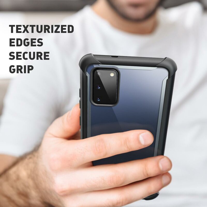 [Pachet 360°] Husa Samsung Galaxy S20 FE i-Blason Ares + Folie Ecran - Black