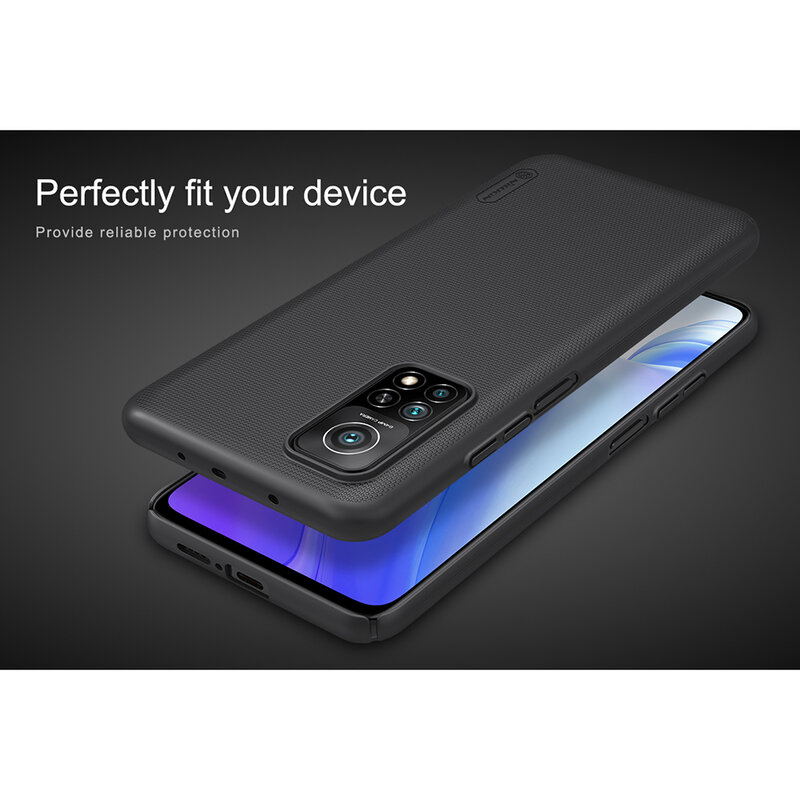 Husa Xiaomi Mi 10T Pro 5G Nillkin Super Frosted Shield, negru