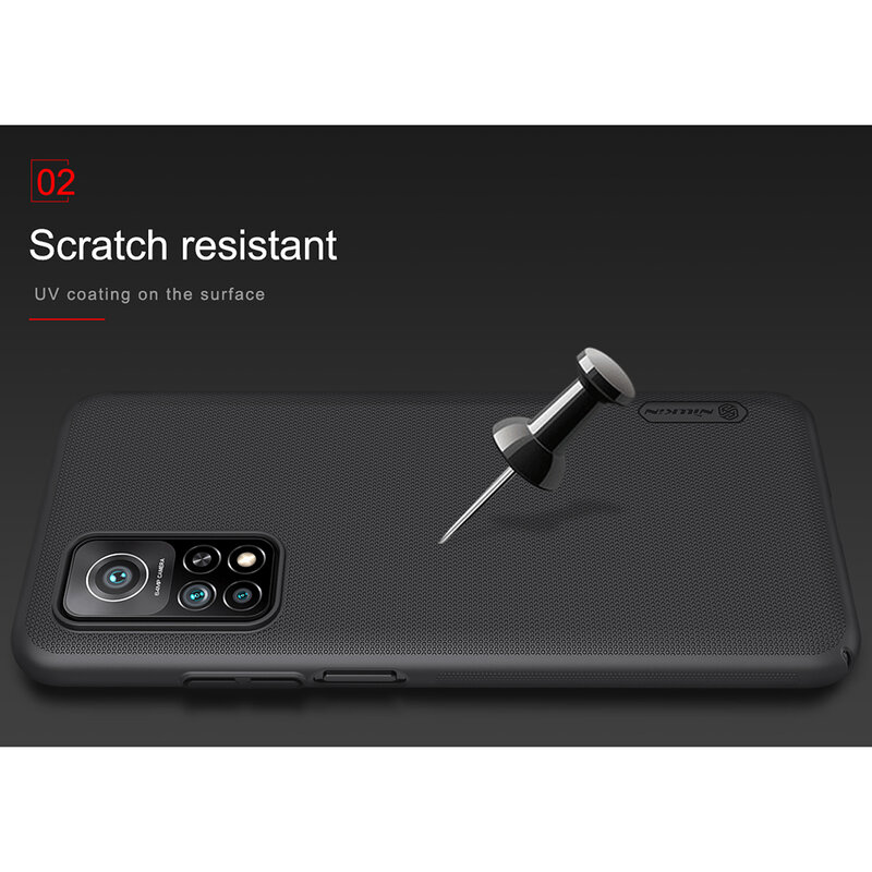 Husa Xiaomi Mi 10T Pro 5G Nillkin Super Frosted Shield, negru