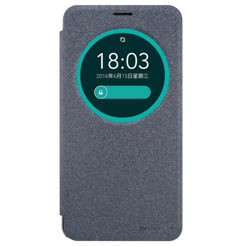 Husa Asus Zenfone Go (5.0 inch) ZC500TG NILLKIN Sparkle S-View Flip Gri