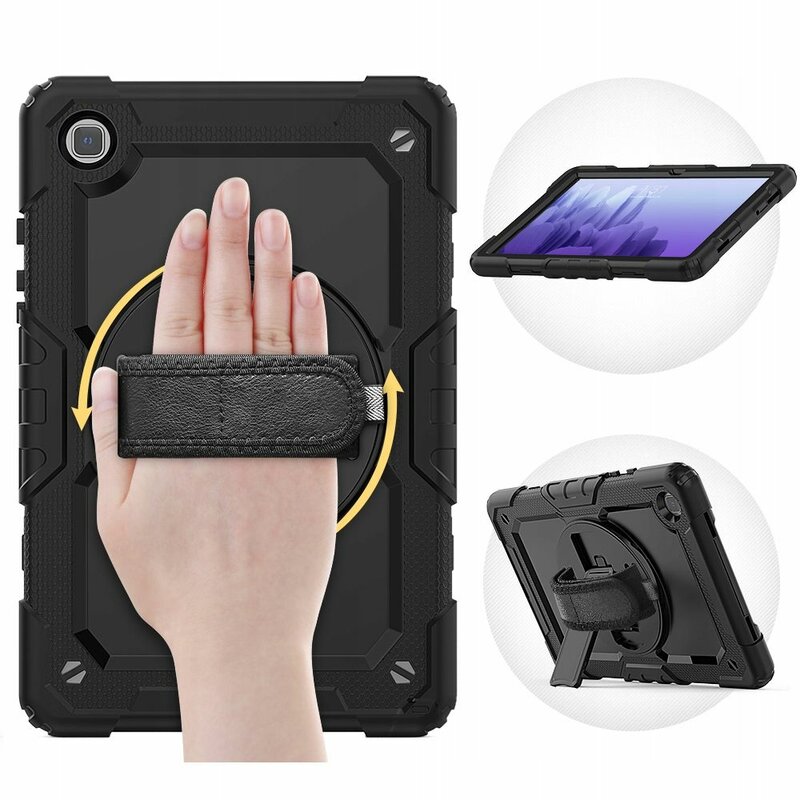 [Pachet 360°] Husa + folie Samsung Galaxy Tab A7 10.4 2020 T500/T505 Tech-Protect Solid360, negru