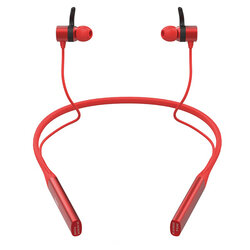 Casti In-Ear Wireless Hoco S18, Microfon Bluetooth, Cablu De Incarcare - Rosu