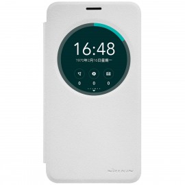 Husa Asus Zenfone 2 Laser (5.5 inch) ZE550KL NILLKIN Sparkle S-View Flip Alb