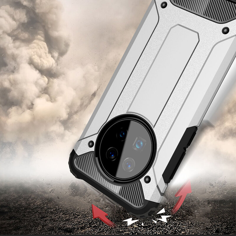 Husa Huawei Mate 40 Pro Techsuit Hybrid Armor, negru