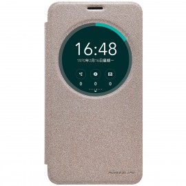 Husa Asus Zenfone 2 Laser (5.5 inch) ZE550KL NILLKIN Sparkle S-View Flip Auriu
