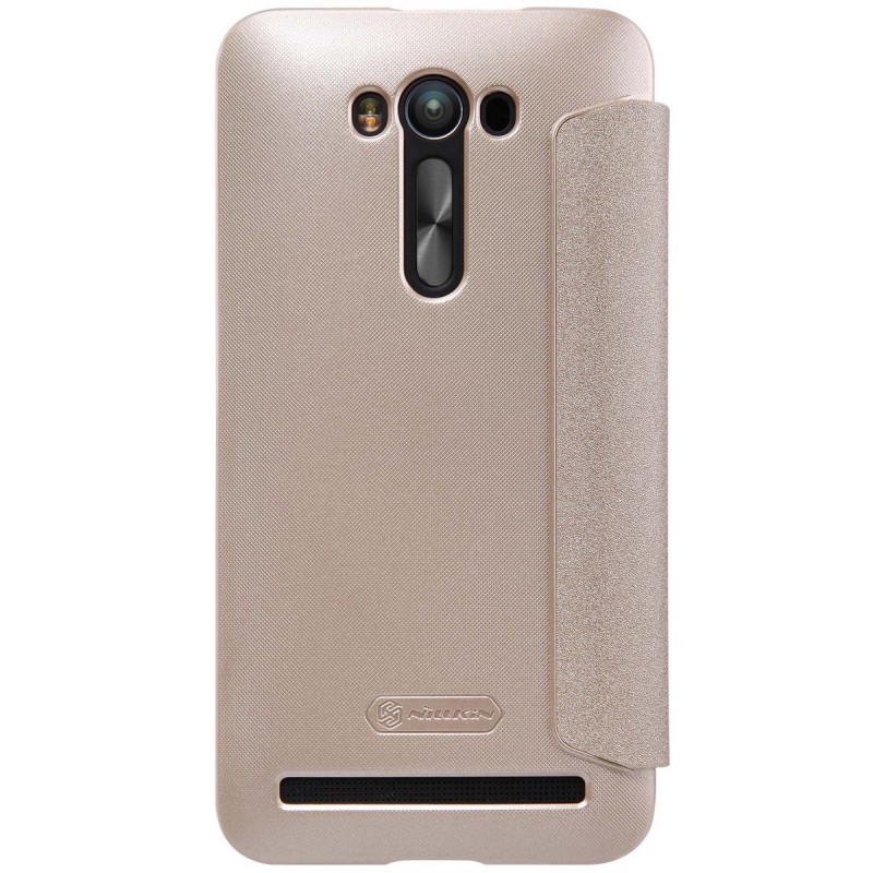 Husa Asus Zenfone 2 Laser (5.5 inch) ZE550KL NILLKIN Sparkle S-View Flip Auriu