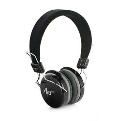 Casti on-ear cu microfon ART, cablu Jack 1.2m, negru, AP-60MD