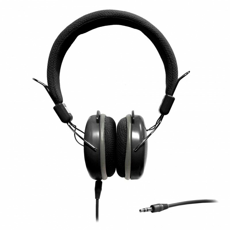Casti on-ear cu microfon ART, cablu Jack 1.2m, negru, AP-60MD