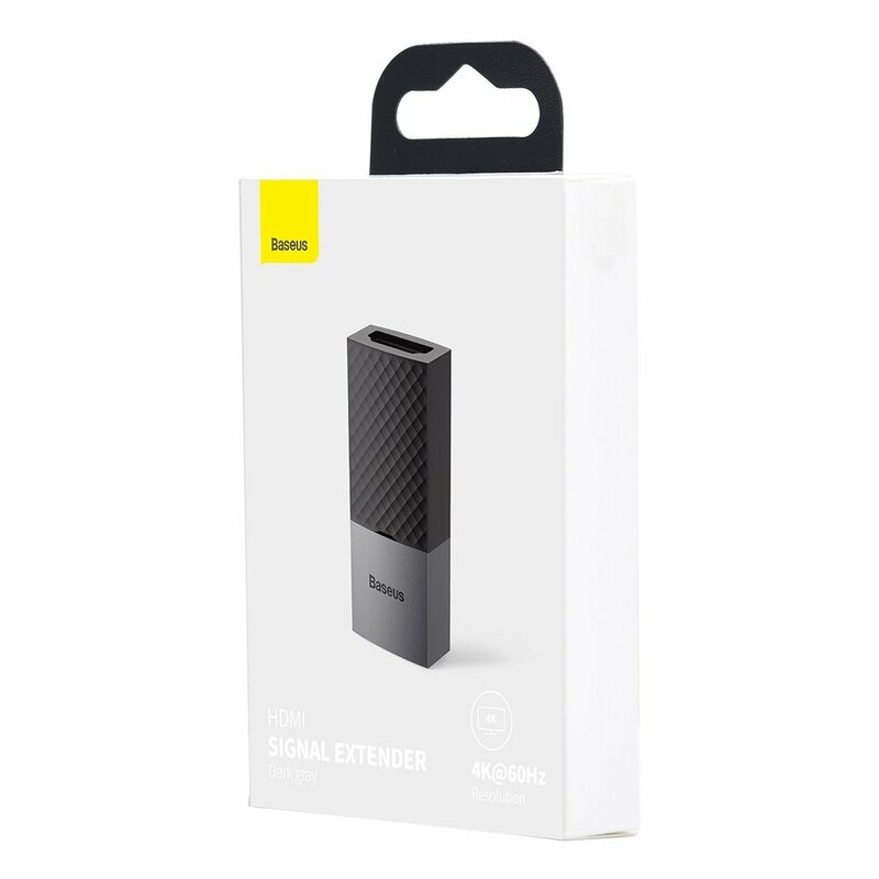 Adaptor Prelungitor Repeater HDMI/ HDMI Baseus 4K@60Hz - CAFDQ-0G - Negru