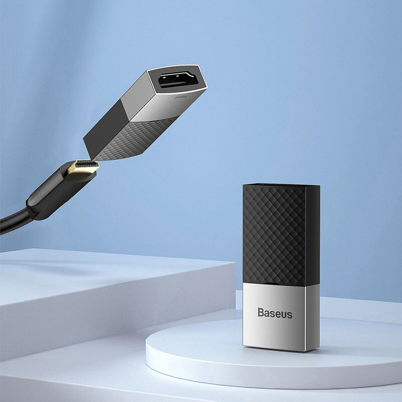 Adaptor Prelungitor Repeater HDMI/ HDMI Baseus 4K@60Hz - CAFDQ-0G - Negru