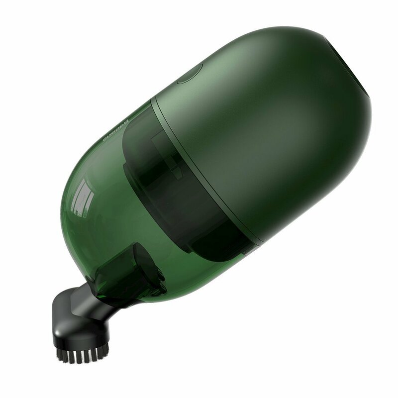 Mini Aspirator Birou Baseus C2 Cu Cablu De Incarcare Type-C - CRXCQC2-06 - Verde