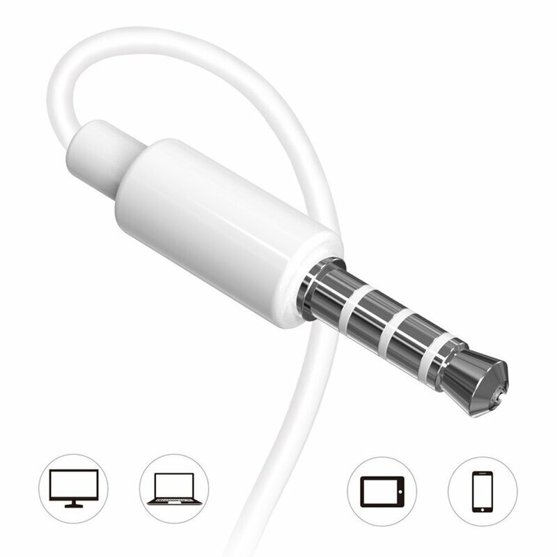 Casti In-Ear Originale Huawei Cu Microfon Si Fir Jack 3.5 mm - GA0300 - Bulk - Alb