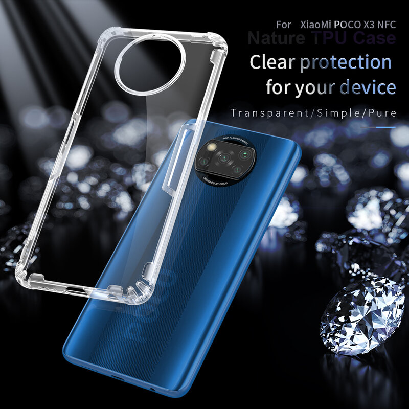 Husa Xiaomi Poco X3 NFC Nillkin Nature, transparenta