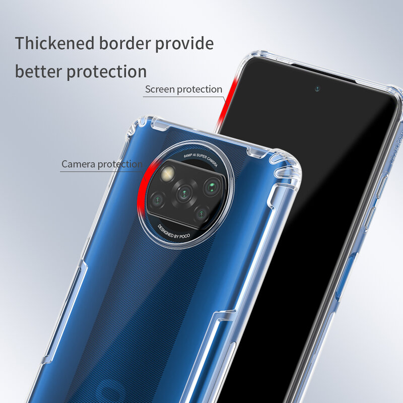 Husa Xiaomi Poco X3 NFC Nillkin Nature, transparenta
