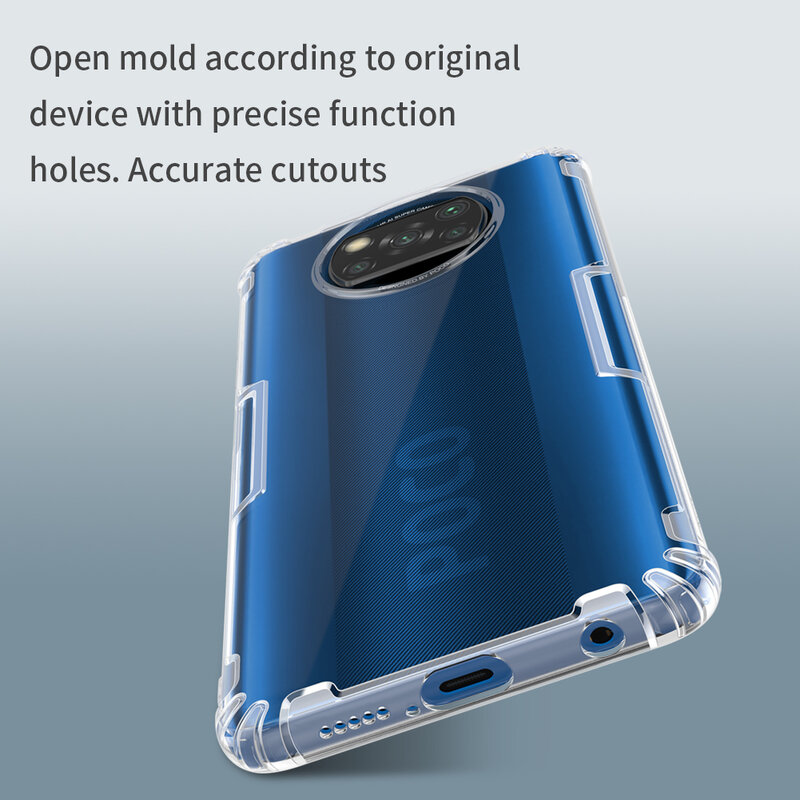 Husa Xiaomi Poco X3 NFC Nillkin Nature, transparenta