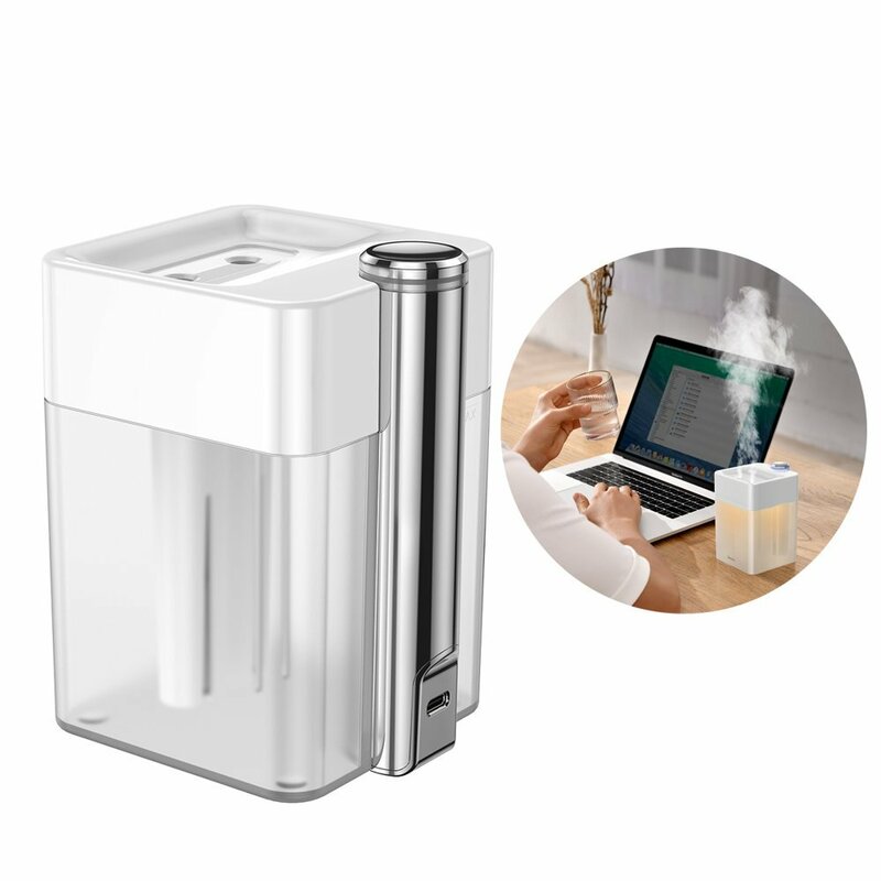 Umidificator Purificator Aer Difuzor Aromaterapie Baseus 1A 3W - DHSG-B02 - Alb