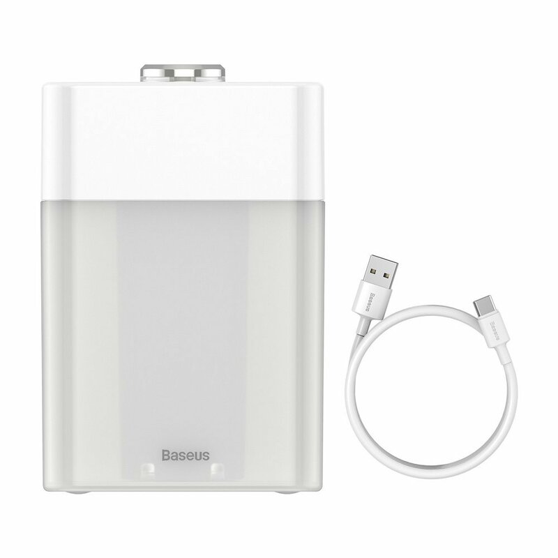 Umidificator Purificator Aer Difuzor Aromaterapie Baseus 1A 3W - DHSG-B02 - Alb