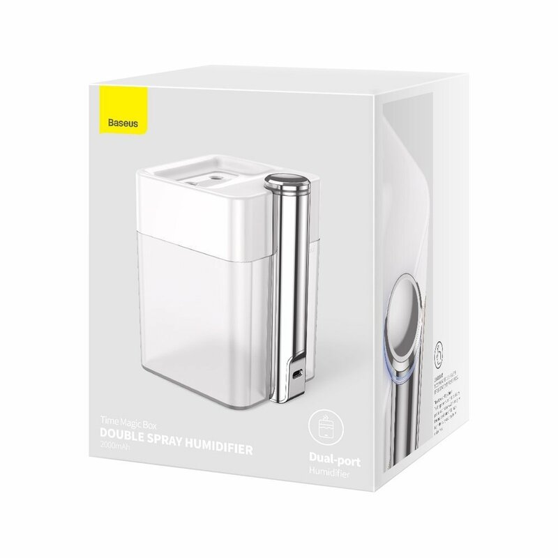 Umidificator Purificator Aer Difuzor Aromaterapie Baseus 1A 3W - DHSG-B02 - Alb