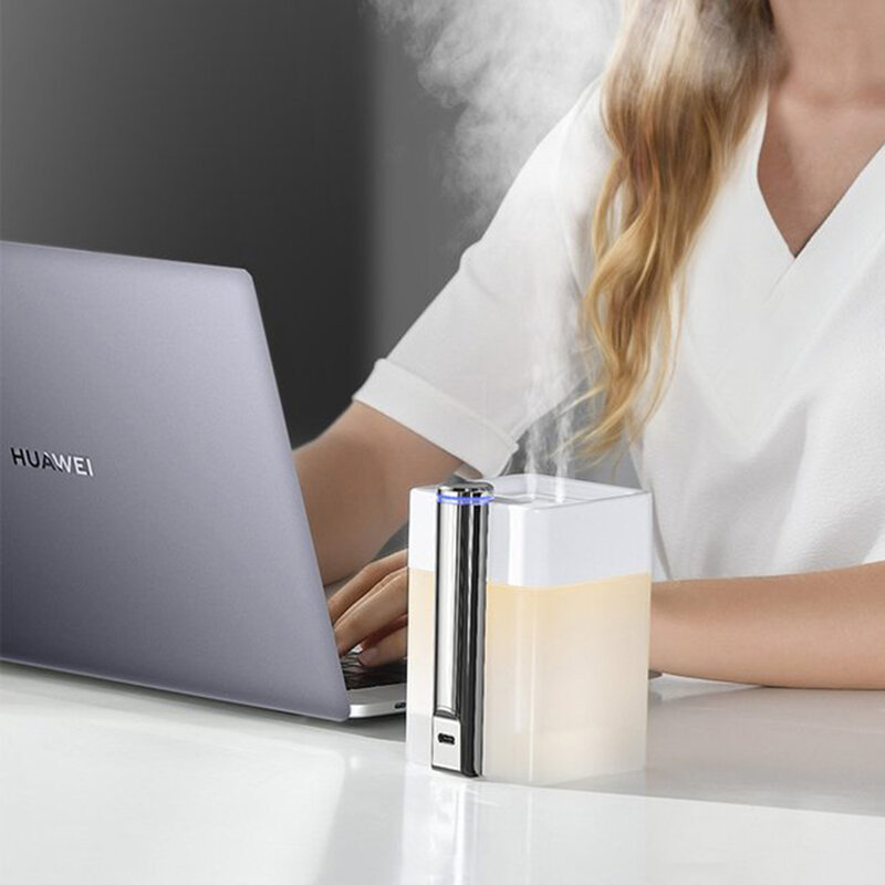 Umidificator Purificator Aer Difuzor Aromaterapie Baseus 1A 3W - DHSG-B02 - Alb