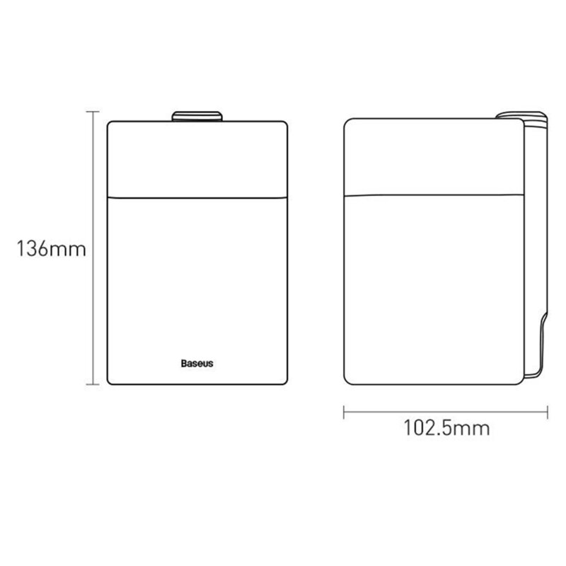 Umidificator Purificator Aer Difuzor Aromaterapie Baseus 1A 3W - DHSG-B02 - Alb