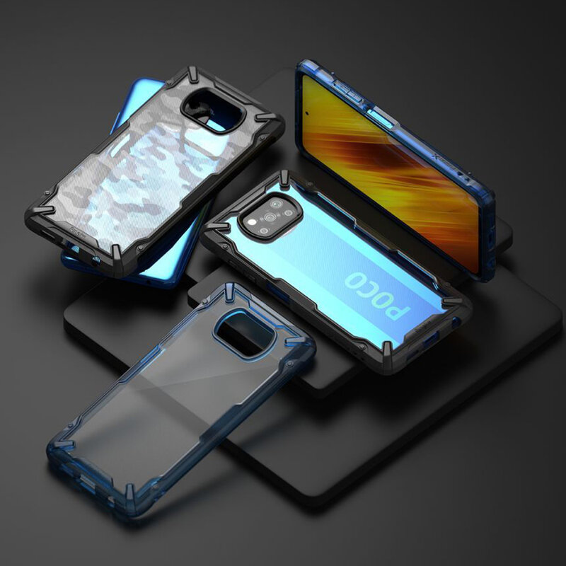 Husa Xiaomi Poco X3 NFC Ringke Fusion X - Space Blue