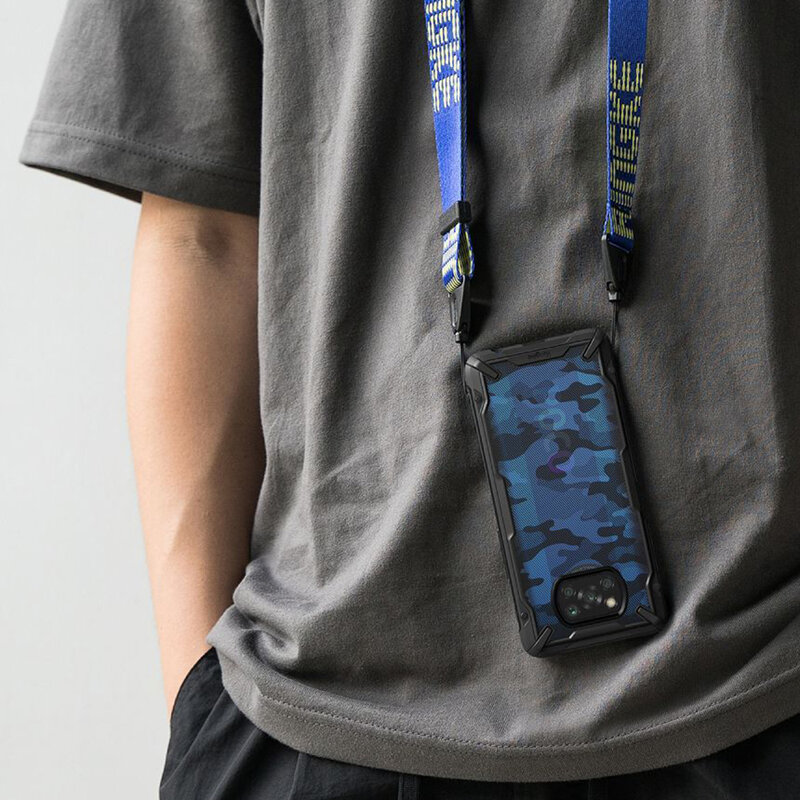 Husa Xiaomi Poco X3 Ringke Fusion X Design - Camo Black