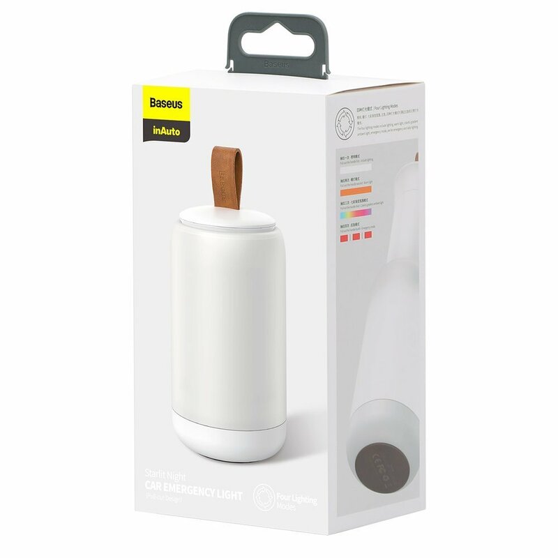 Lampa Auto Wireless Baseus, Cablu De Incarcare Type-C - CRYJD01-A02 - Alb