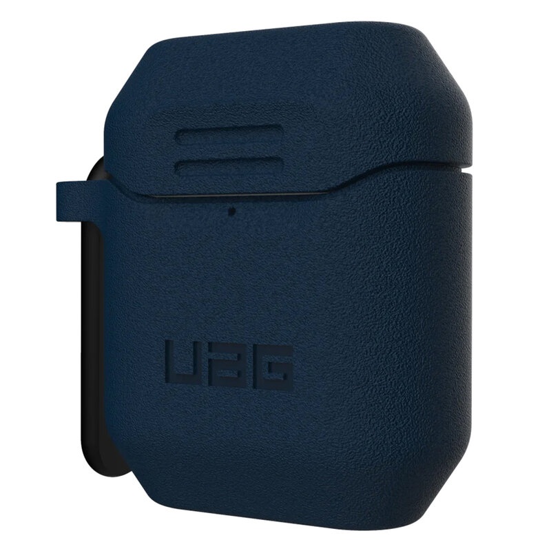 Husa Apple Airpods UAG Standard Issue Cu Holder Metalic Detasabil - Albastru