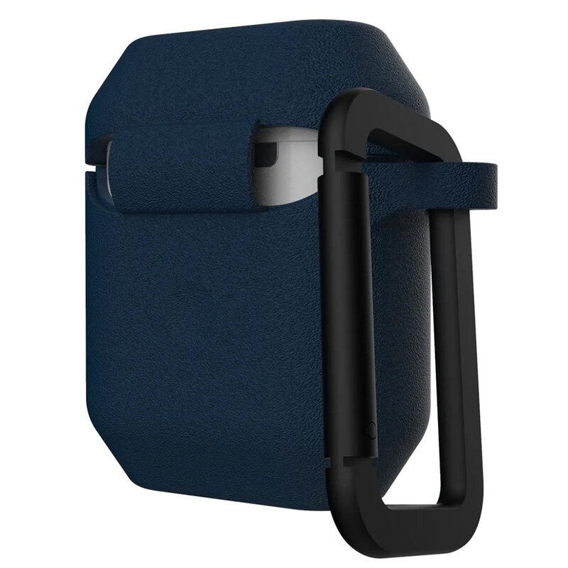 Husa Apple Airpods UAG Standard Issue Cu Holder Metalic Detasabil - Albastru