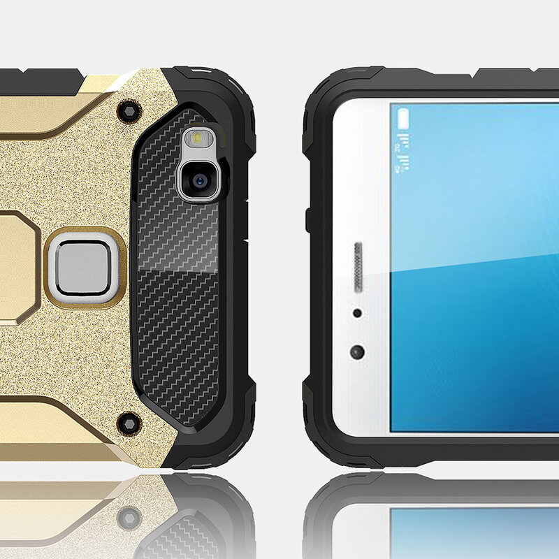 Husa Huawei P9 Lite / G9 Lite Techsuit Hybrid Armor, negru