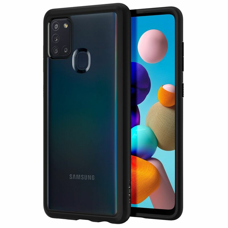 Husa Samsung Galaxy A21s Spigen Ultra Hybrid - Matte Black