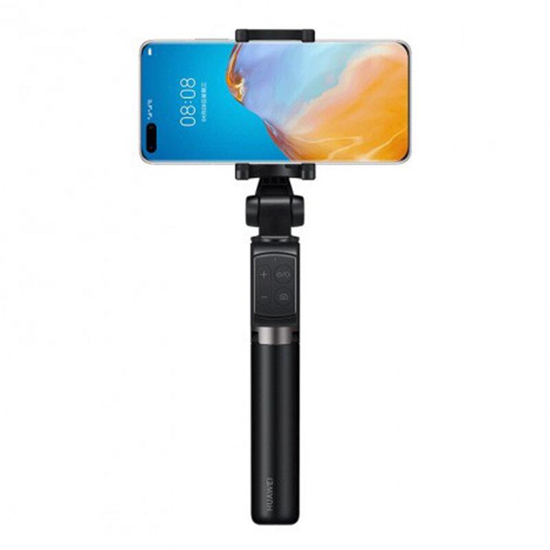 Suport Selfie Stick Huawei Original, Tripod Cu Telecomanda - CF15-Pro - Negru