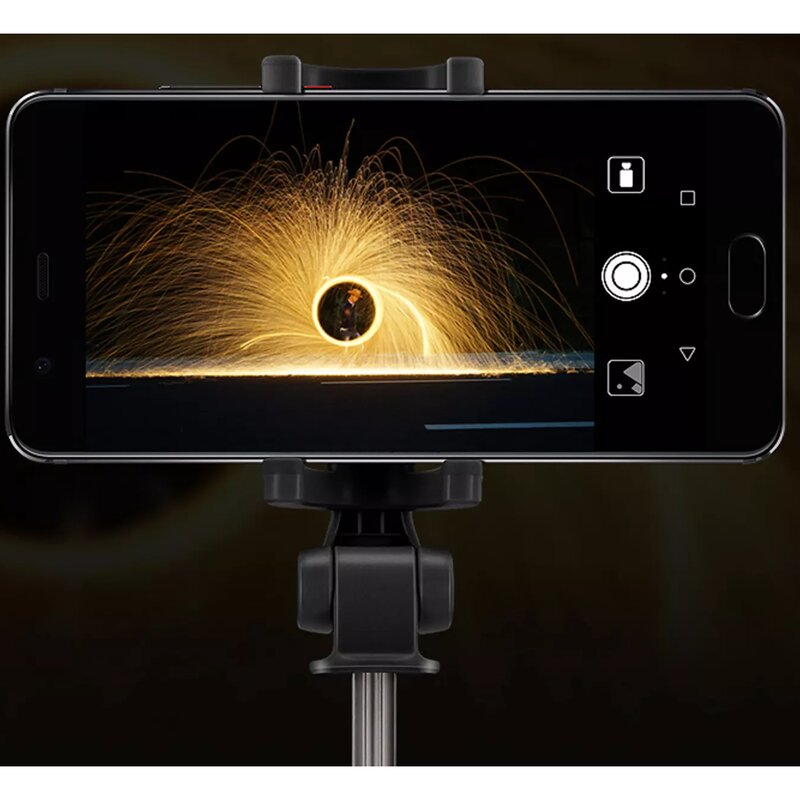 Suport Selfie Stick Huawei Original, Tripod Cu Telecomanda - CF15-Pro - Negru