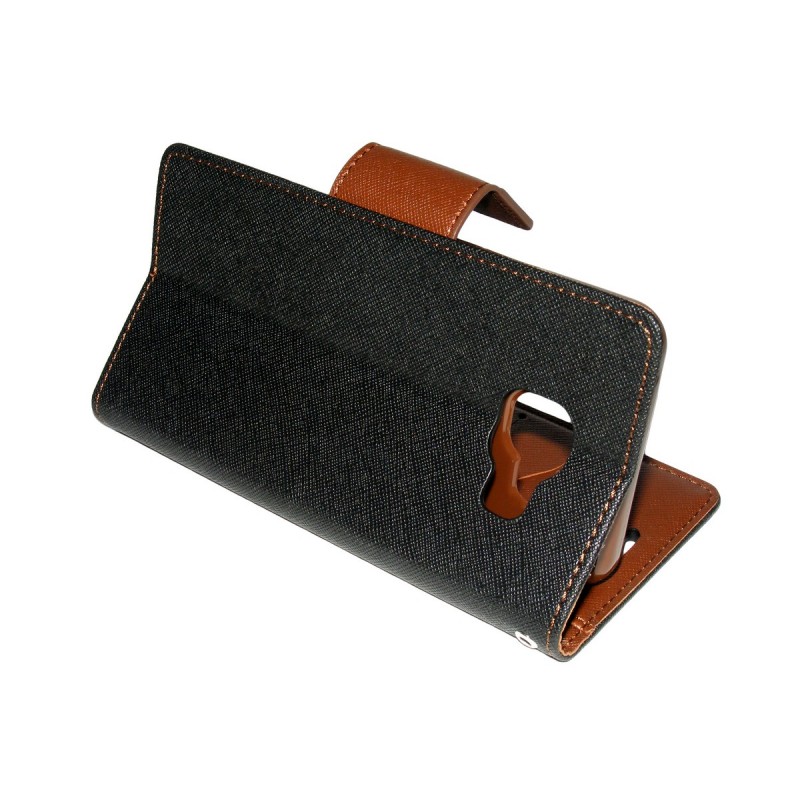 Husa Samsung Galaxy A3 2016 A310 Flip Negru-Maro MyFancy