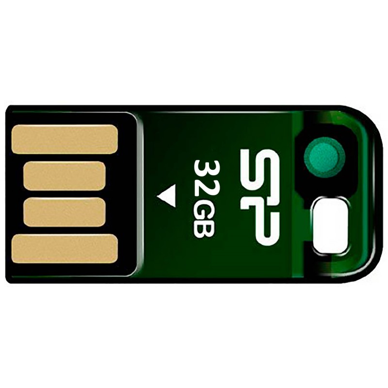 Stick USB 2.0 32 GB Silicon Power Touch T02 Magnet - Green