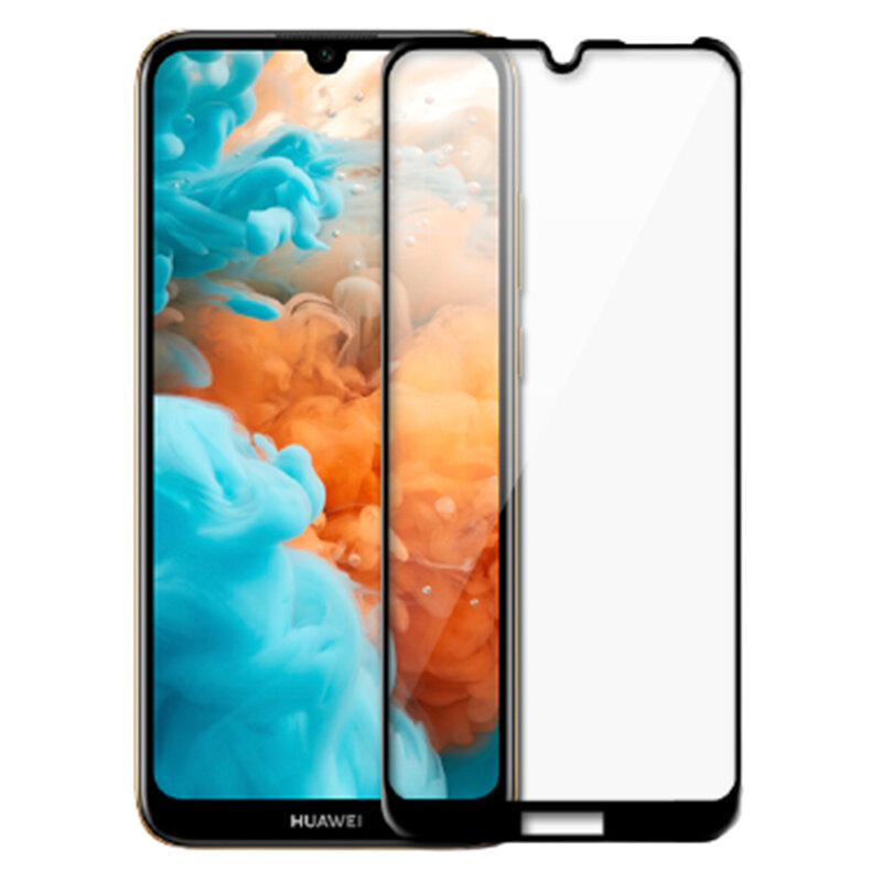 Folie Huawei Y6 2019 Mobster Ceramics 9D Cu Acoperire Integrala - Negru