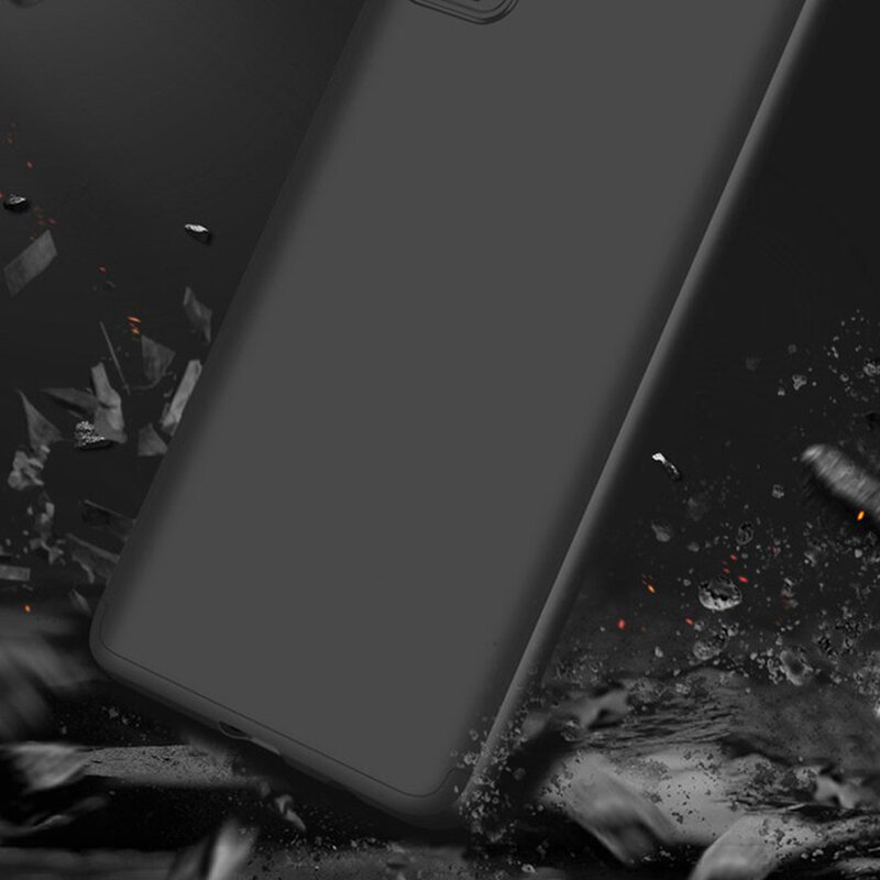 [Pachet 360°] Husa + Folie Xiaomi Mi 10T 5G GKK Original - Negru