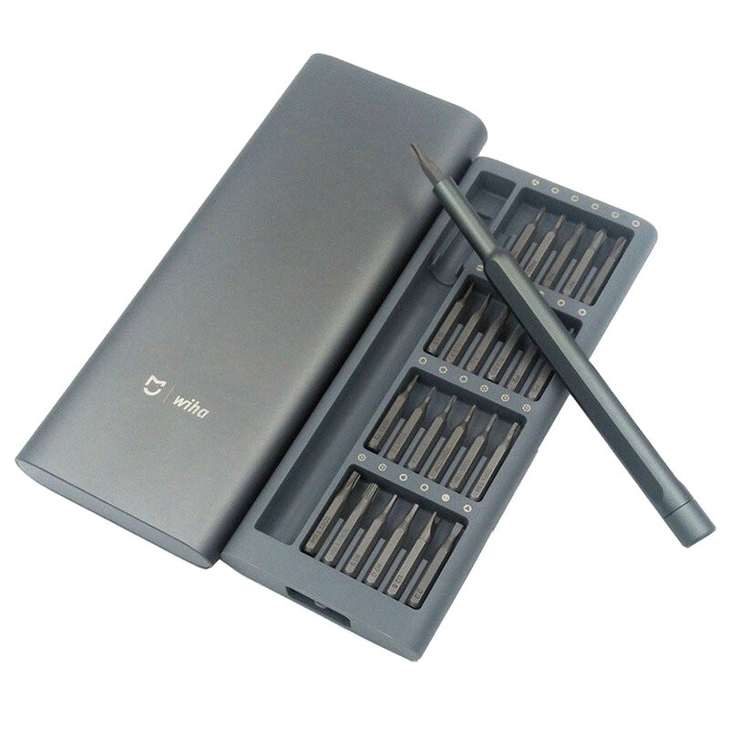 Set Surubelnite De Precizie Xiaomi Si Wiha, 24 Capete Interschimbabile - Gri