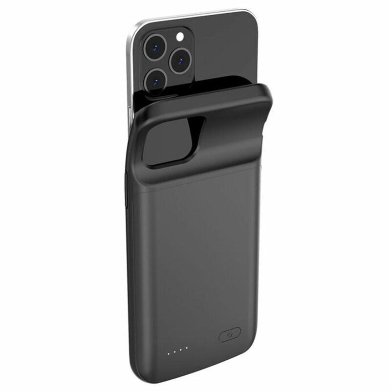 Husa Cu Baterie iPhone 12 mini Tech-Protect Battery Pack 4700mAh - Negru