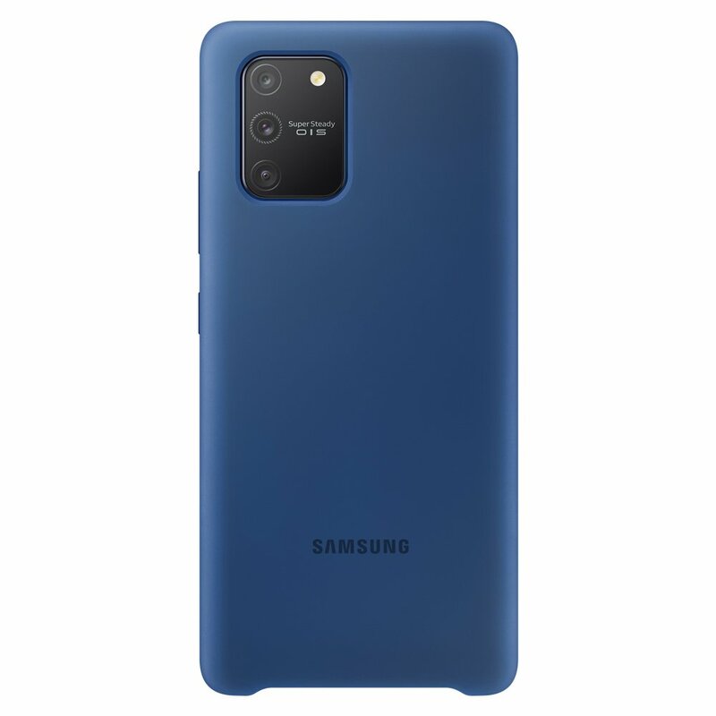 Husa Originala Samsung Galaxy S10 Lite Silicone Cover - Albastru Inchis