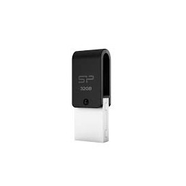 Stick USB 2.0 , Micro-USB 32 GB Silicon Power Mobile X21 - Black