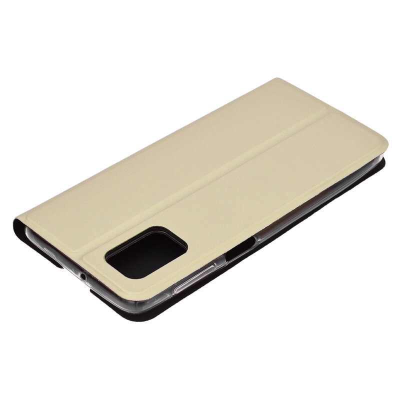 Husa Samsung Galaxy M31s Mobster Soft Book - Auriu
