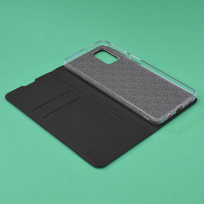 Husa Samsung Galaxy M31s Mobster Soft Book - Auriu