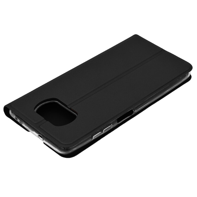 Husa Xiaomi Poco X3 Mobster Soft Book - Negru