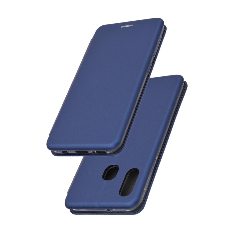 Husa Magnet Book Samsung Galaxy A20e Flip Albastru