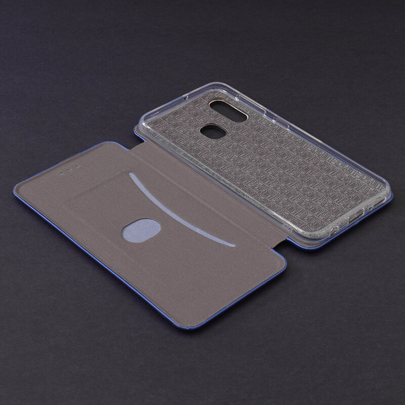 Husa Magnet Book Samsung Galaxy A20e Flip Albastru