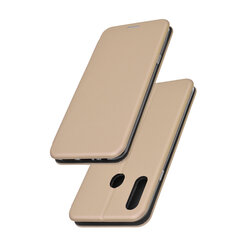 Husa Samsung Galaxy A20s Flip Magnet Book Type - Gold