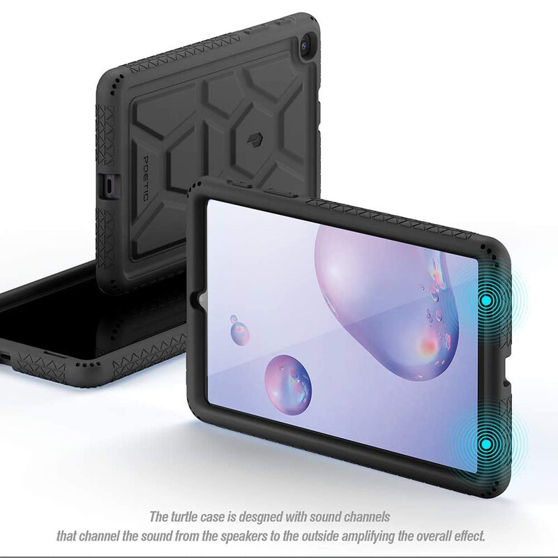 Husa Samsung Galaxy Tab A 8.4 2020 T307 Poetic TurtleSkin - Negru