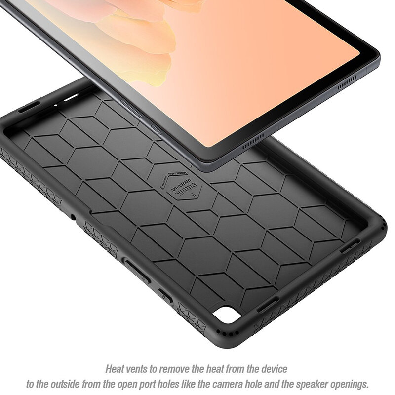 Husa Samsung Galaxy Tab A7 10.4 2020 T500/T505 Poetic TurtleSkin - Negru